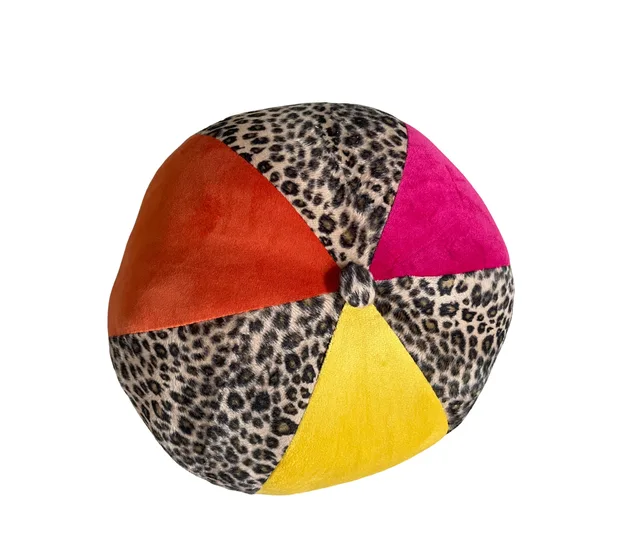 SCATTER CUSHIONS - MULTI VELVET BALL CUSHION