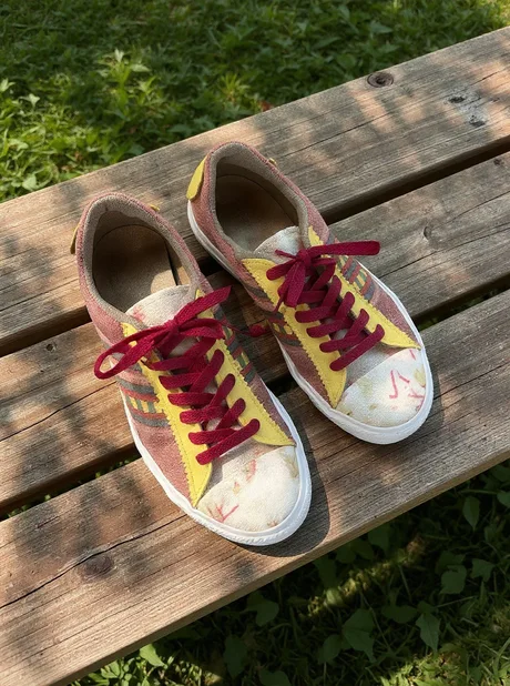 SNEAKERS - DUSTY PINK CANVAS - SIZE 39 — view 2