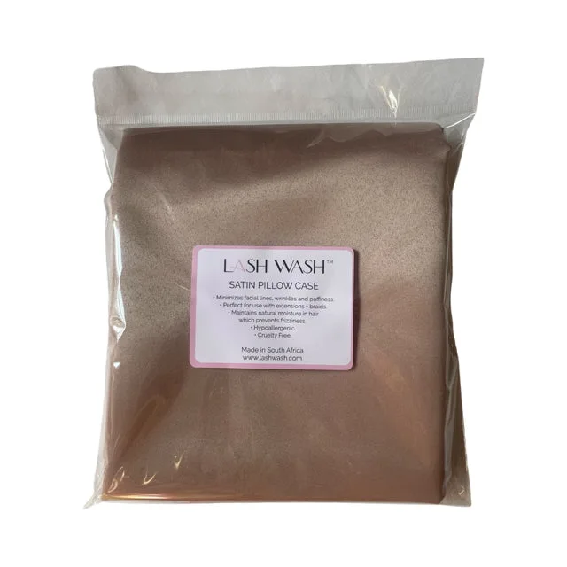 SATIN PILLOW CASES - TOFFEE