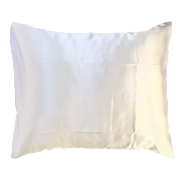 SATIN PILLOW CASES - WHITE