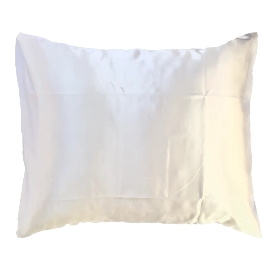 SATIN PILLOW CASES - WHITE