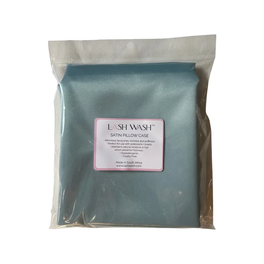 SATIN PILLOW CASES - PALE BLUE