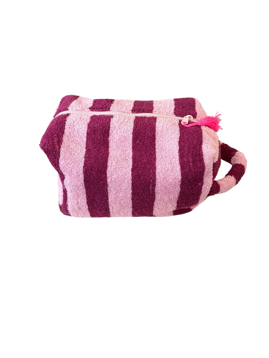Wash Bags -Pink and Plum